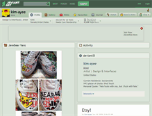 Tablet Screenshot of kim-ayee.deviantart.com