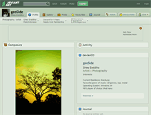 Tablet Screenshot of geoside.deviantart.com