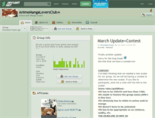Tablet Screenshot of animemangaloversclub.deviantart.com