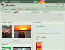 Tablet Screenshot of hiddendelights.deviantart.com