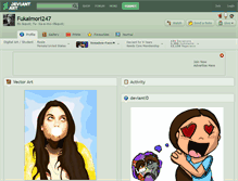 Tablet Screenshot of fukaimori247.deviantart.com