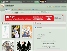 Tablet Screenshot of lover-prussia.deviantart.com