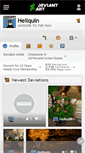 Mobile Screenshot of hellquin.deviantart.com