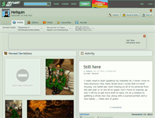Tablet Screenshot of hellquin.deviantart.com