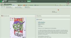 Desktop Screenshot of billluvsshadow.deviantart.com