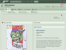 Tablet Screenshot of billluvsshadow.deviantart.com
