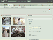 Tablet Screenshot of cfwd.deviantart.com