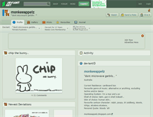 Tablet Screenshot of monkeeappelz.deviantart.com
