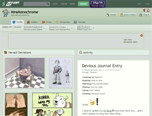 Tablet Screenshot of miramonochrome.deviantart.com