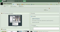 Desktop Screenshot of jabberwockyjones.deviantart.com