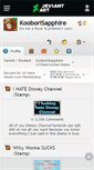Mobile Screenshot of kooborisapphire.deviantart.com