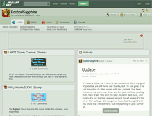 Tablet Screenshot of kooborisapphire.deviantart.com