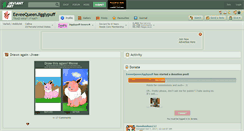 Desktop Screenshot of eeveequeenjigglypuff.deviantart.com