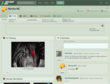 Tablet Screenshot of naruto-mc.deviantart.com