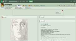 Desktop Screenshot of crowhesghost.deviantart.com