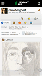 Mobile Screenshot of crowhesghost.deviantart.com