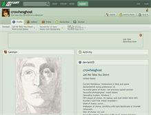 Tablet Screenshot of crowhesghost.deviantart.com