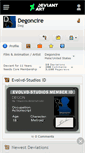 Mobile Screenshot of degoncire.deviantart.com