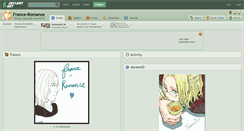 Desktop Screenshot of france-romance.deviantart.com
