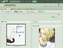 Tablet Screenshot of france-romance.deviantart.com