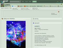 Tablet Screenshot of kupritz.deviantart.com