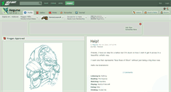 Desktop Screenshot of megume.deviantart.com