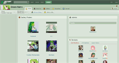 Desktop Screenshot of green-hair.deviantart.com