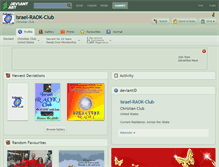 Tablet Screenshot of israel-raok-club.deviantart.com