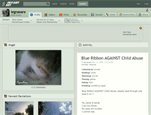 Tablet Screenshot of legnasara.deviantart.com