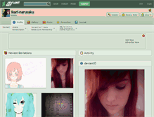 Tablet Screenshot of ikari-narusaku.deviantart.com