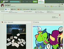 Tablet Screenshot of mormar1.deviantart.com