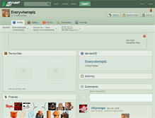 Tablet Screenshot of everywhereplz.deviantart.com