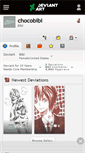 Mobile Screenshot of chocobibi.deviantart.com