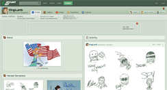 Desktop Screenshot of kingslamb.deviantart.com