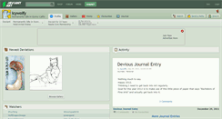 Desktop Screenshot of icywolfy.deviantart.com
