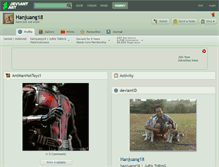 Tablet Screenshot of hanjuang18.deviantart.com