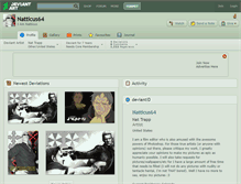 Tablet Screenshot of natticus64.deviantart.com
