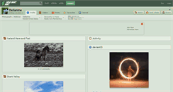 Desktop Screenshot of dellanine.deviantart.com