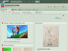 Tablet Screenshot of impulsiveknowledge.deviantart.com