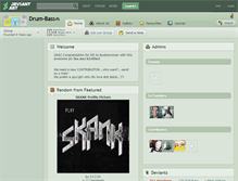 Tablet Screenshot of drum-bass.deviantart.com