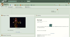 Desktop Screenshot of okuni12.deviantart.com
