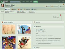 Tablet Screenshot of giovanni-fattori.deviantart.com