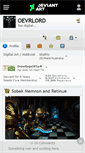 Mobile Screenshot of oevrlord.deviantart.com