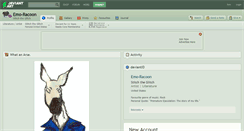 Desktop Screenshot of emo-racoon.deviantart.com
