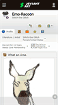 Mobile Screenshot of emo-racoon.deviantart.com