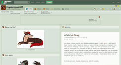 Desktop Screenshot of frogsinmypool325.deviantart.com