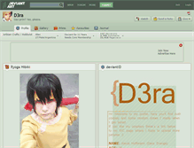 Tablet Screenshot of d3ra.deviantart.com