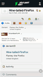 Mobile Screenshot of nine-tailed-firefox.deviantart.com