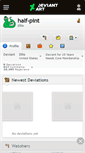 Mobile Screenshot of half-pint.deviantart.com