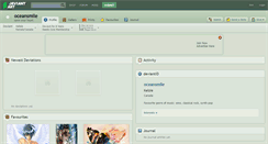 Desktop Screenshot of oceansmile.deviantart.com